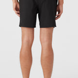 Lennox Hermosa Solid Elastic Waist 17" Swim Trunks