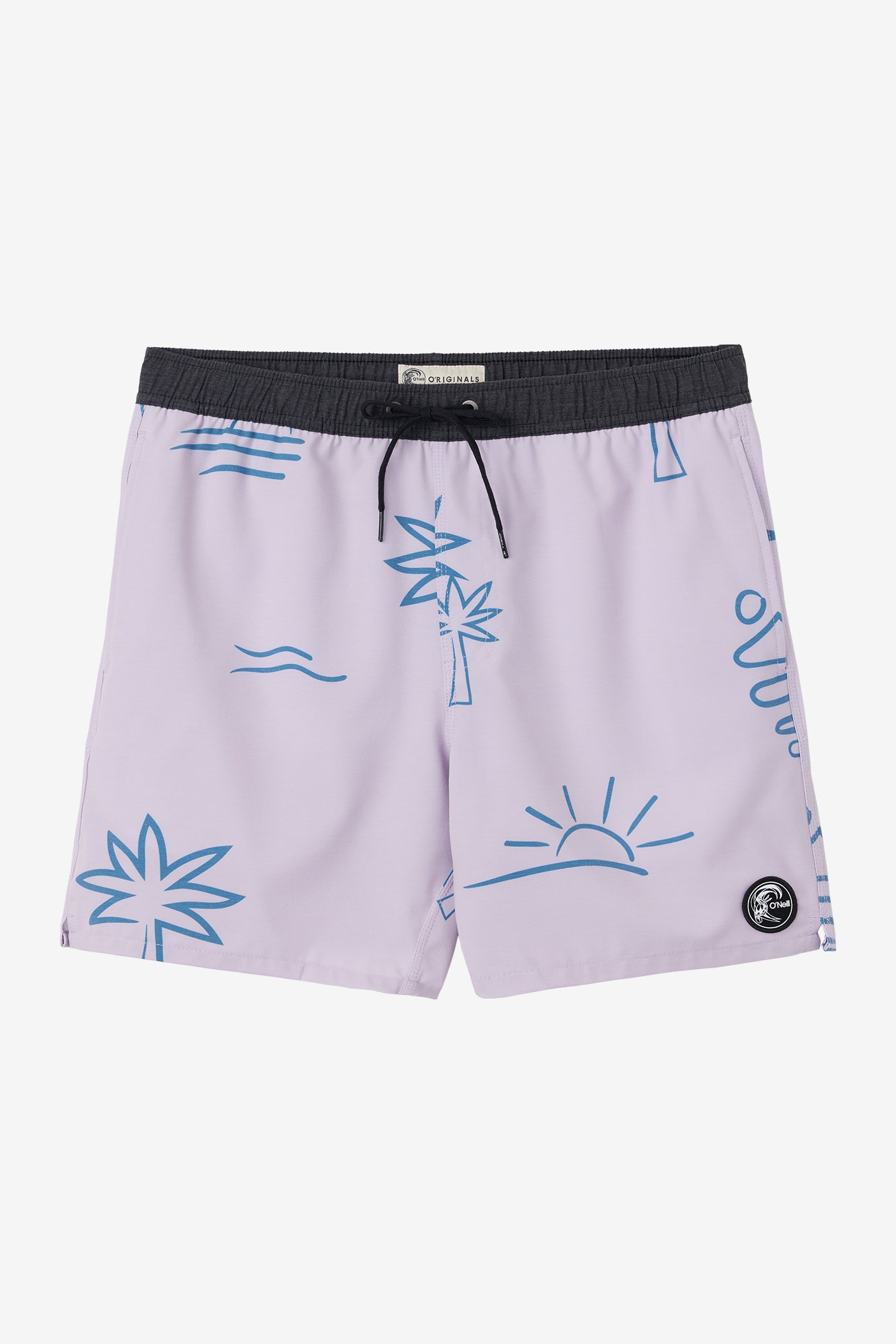 O'RIGINALS ELASTIC WAIST 16" SWIM TRUNKS