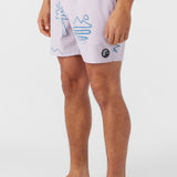O'Riginals Elastic Waist 16" Swim Trunks