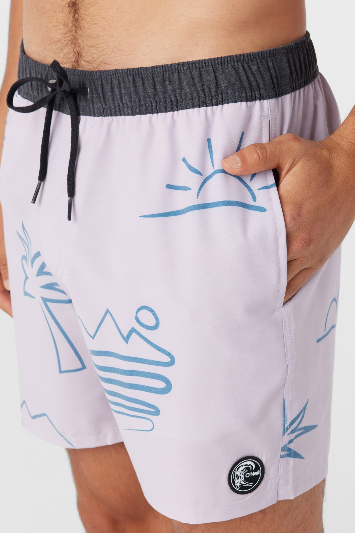 O'RIGINALS ELASTIC WAIST 16" SWIM TRUNKS