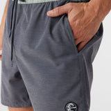 O'Riginals Solid Elastic Waist 16" Swim Trunks