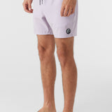 O'Riginals Solid Elastic Waist 16" Swim Trunks