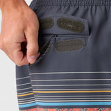Hermosa Elastic Waist Lined 17" Swim Trunks