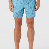 Hermosa Elastic Waist Lined 17" Swim Trunks