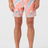 Hermosa Elastic Waist Lined 17" Swim Trunks