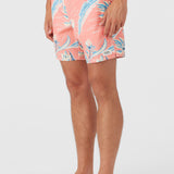 Hermosa Elastic Waist Lined 17" Swim Trunks