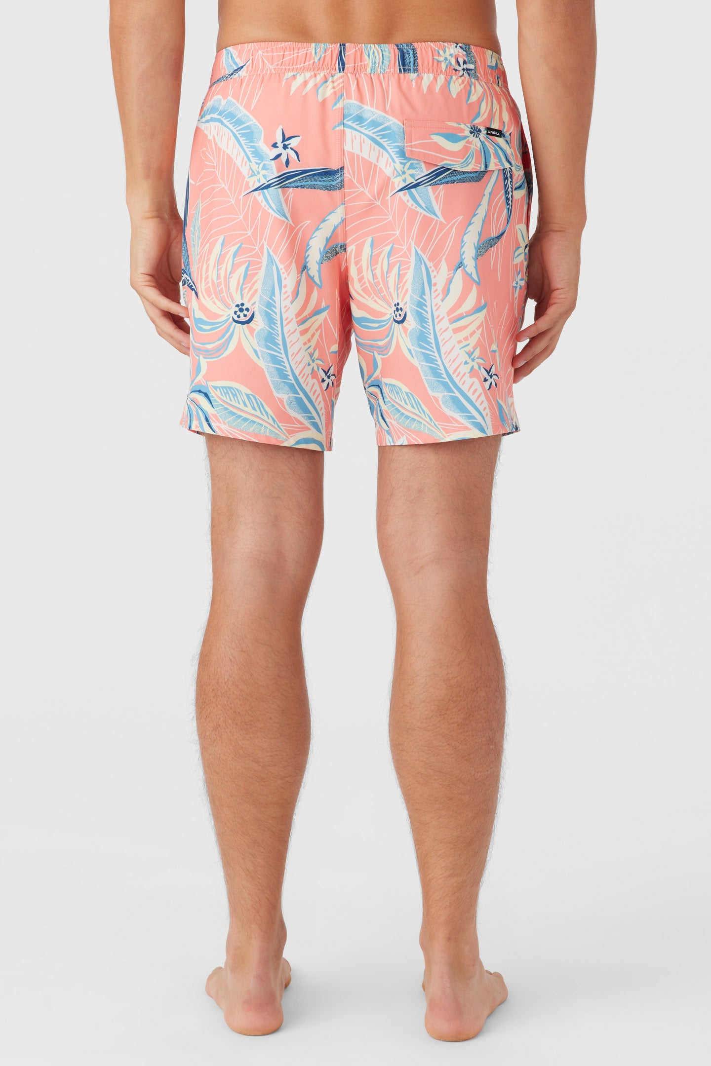 HERMOSA ELASTIC WAIST LINED 17" SWIM TRUNKS