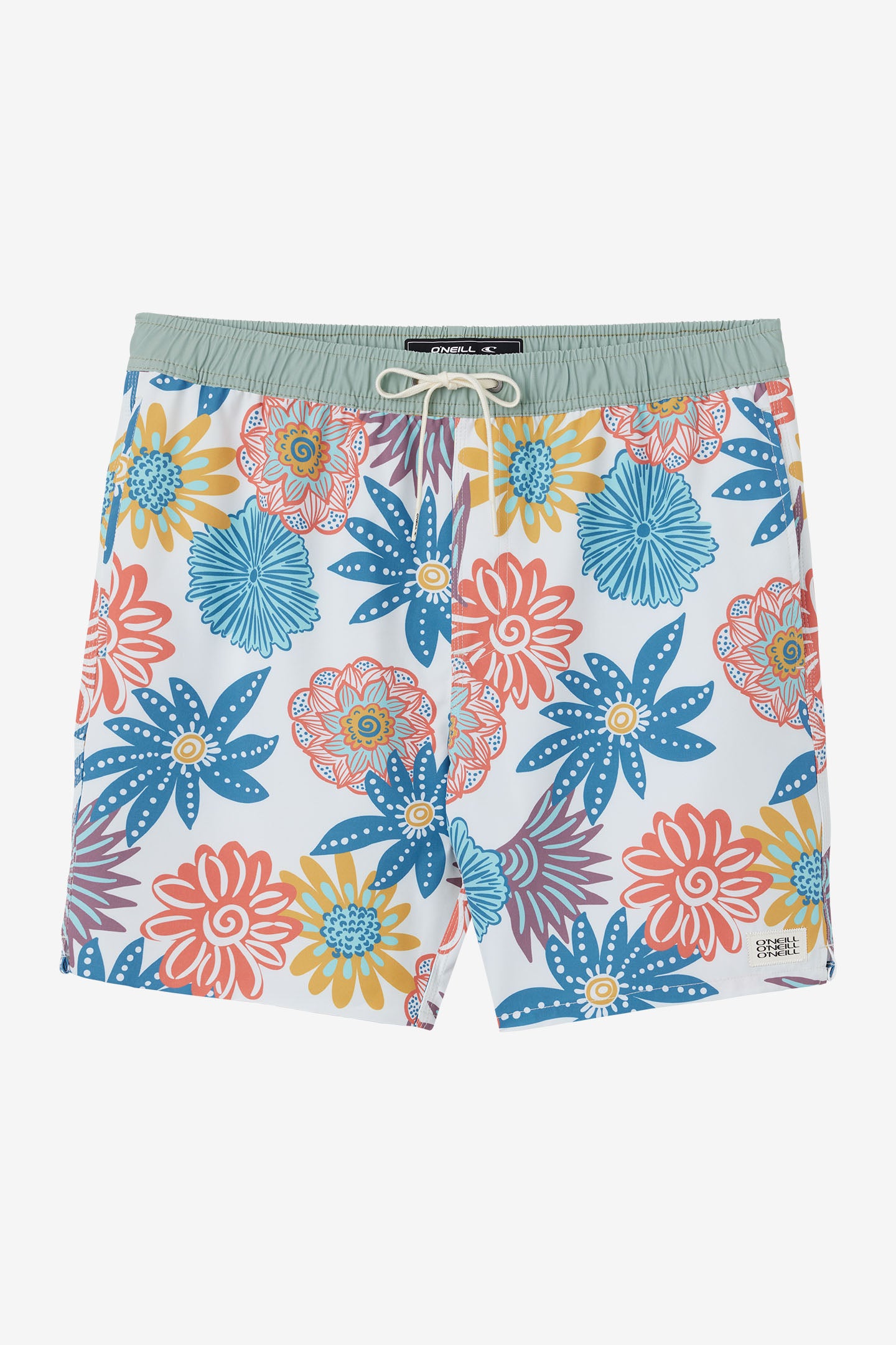 HERMOSA ELASTIC WAIST LINED 17" SWIM TRUNKS