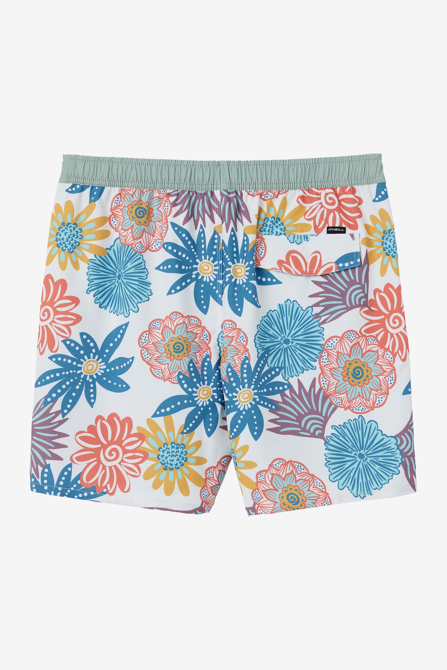 HERMOSA ELASTIC WAIST LINED 17" SWIM TRUNKS