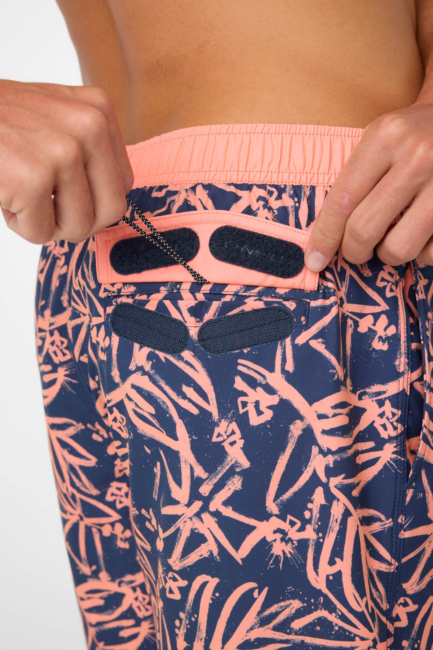 HERMOSA ELASTIC WAIST LINED 17" SWIM TRUNKS