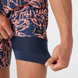 Hermosa Elastic Waist Lined 17" Swim Trunks
