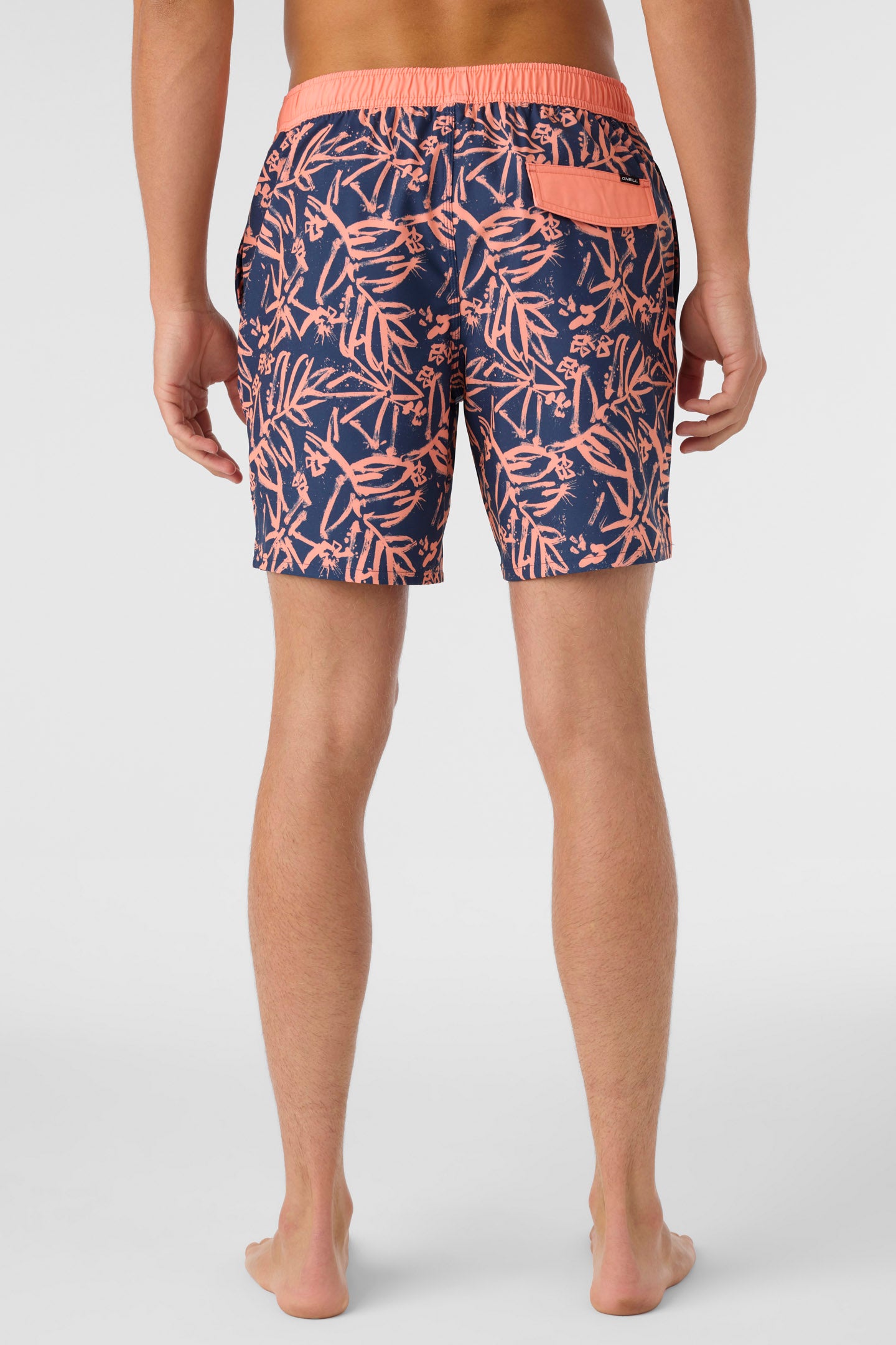 HERMOSA ELASTIC WAIST LINED 17" SWIM TRUNKS