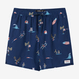 Hermosa Elastic Waist Lined 17" Swim Trunks