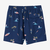 Hermosa Elastic Waist Lined 17" Swim Trunks