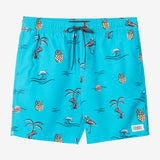 Hermosa Elastic Waist Lined 17" Swim Trunks