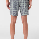 Hermosa Elastic Waist Lined 17" Swim Trunks