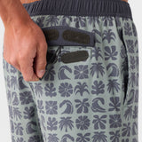Hermosa Elastic Waist Lined 17" Swim Trunks