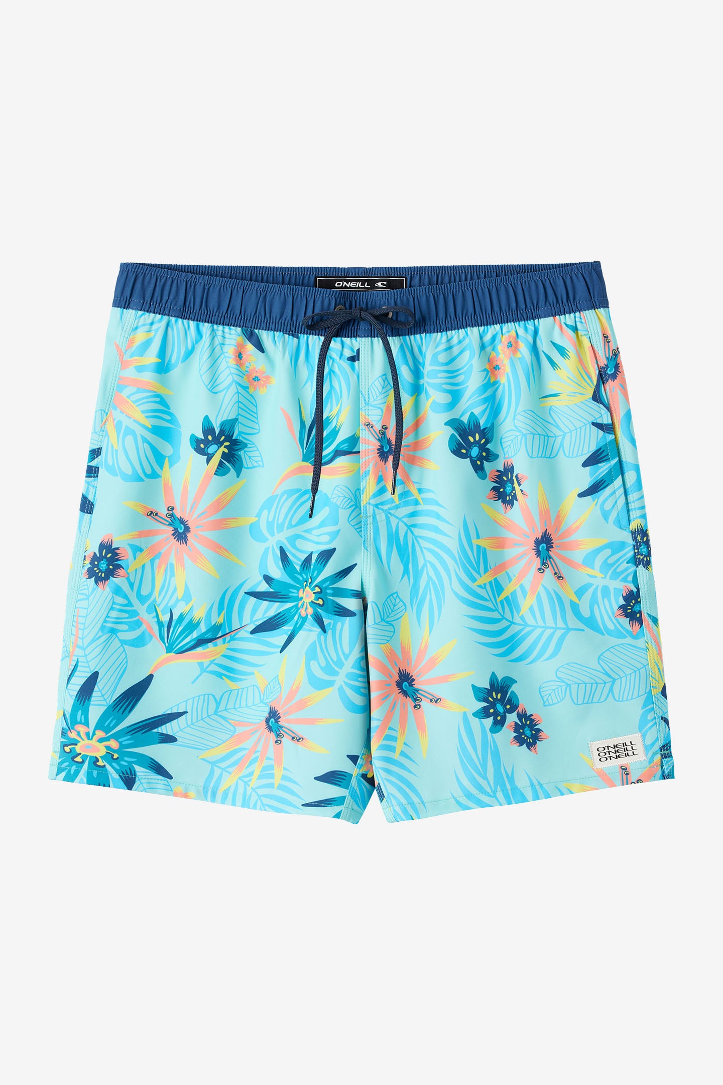 HERMOSA ELASTIC WAIST LINED 17" SWIM TRUNKS