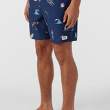 Hermosa Elastic Waist Lined 17" Swim Trunks