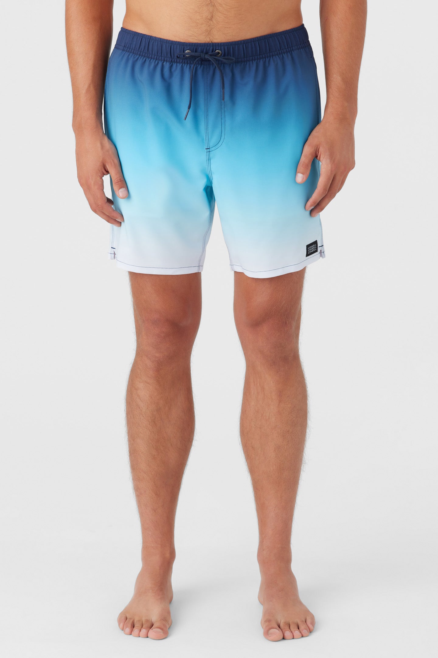 DIVERGENT ELASTIC WAIST LINED 17" SWIM TRUNKS