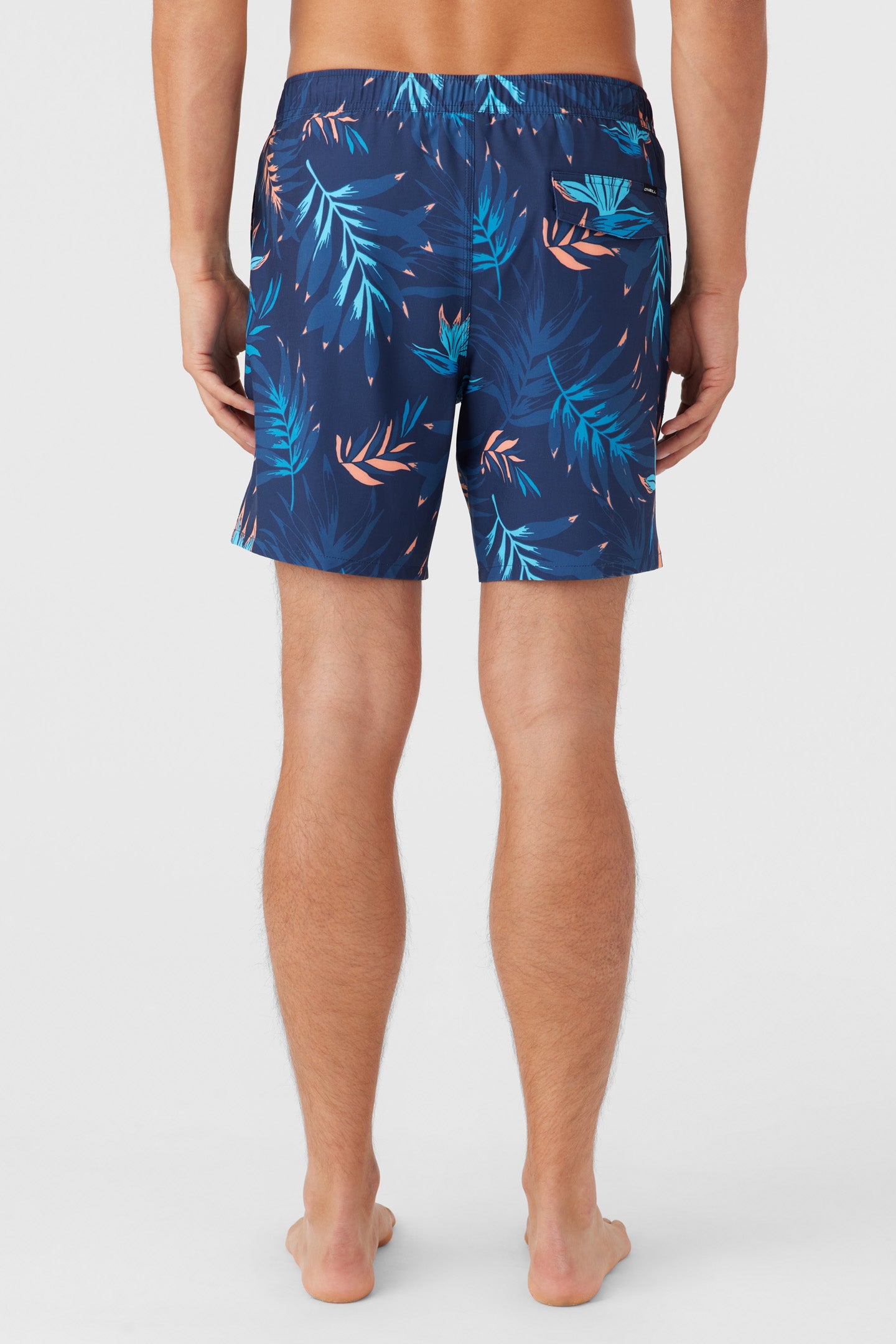 DIVERGENT ELASTIC WAIST LINED 17" SWIM TRUNKS