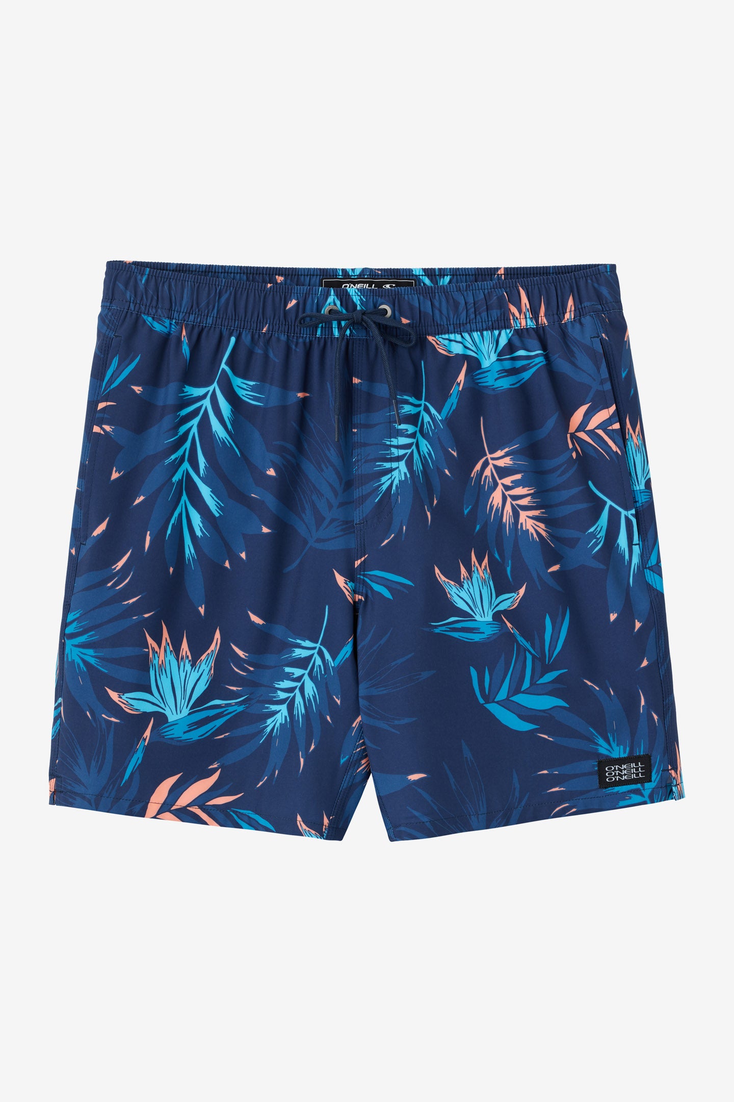 DIVERGENT ELASTIC WAIST LINED 17" SWIM TRUNKS