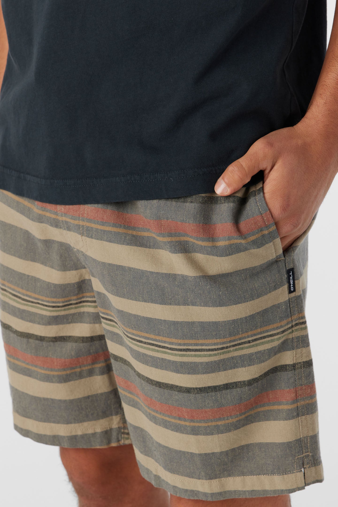 LOW KEY STRIPE 18" SHORTS