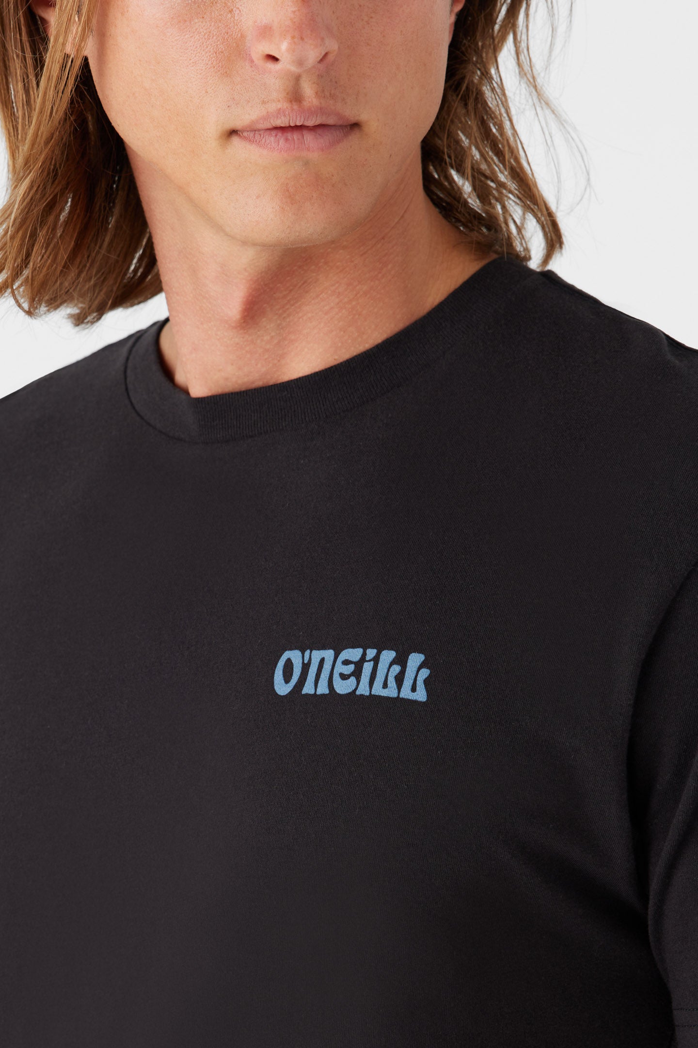 Side Wave Standard Fit Tee - Black | O'Neill