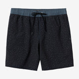 Stockton Print Elastic Waist 18" Hybrid Shorts