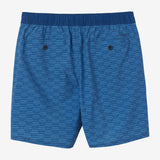 Stockton Print Elastic Waist 18" Hybrid Shorts