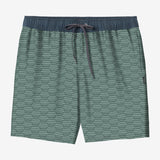 Stockton Print Elastic Waist 18" Hybrid Shorts