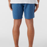 Stockton Print Elastic Waist 18" Hybrid Shorts