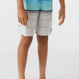 Boy's Hyperfreak Heat Stripe 17" Boardshorts
