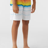 Boy's Hyperfreak Heat Stripe 17" Boardshorts