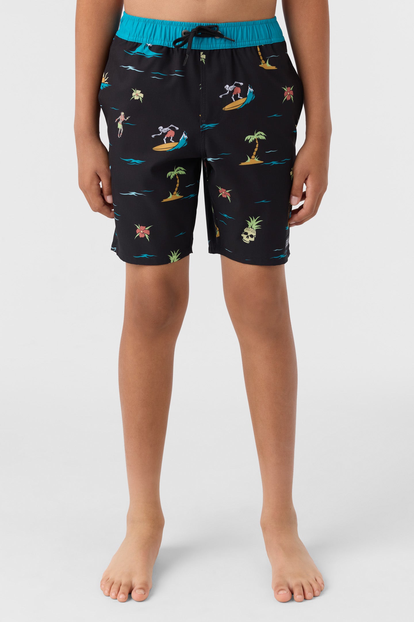 BOY'S HERMOSA ELASTIC WAIST 16" SWIM TRUNKS