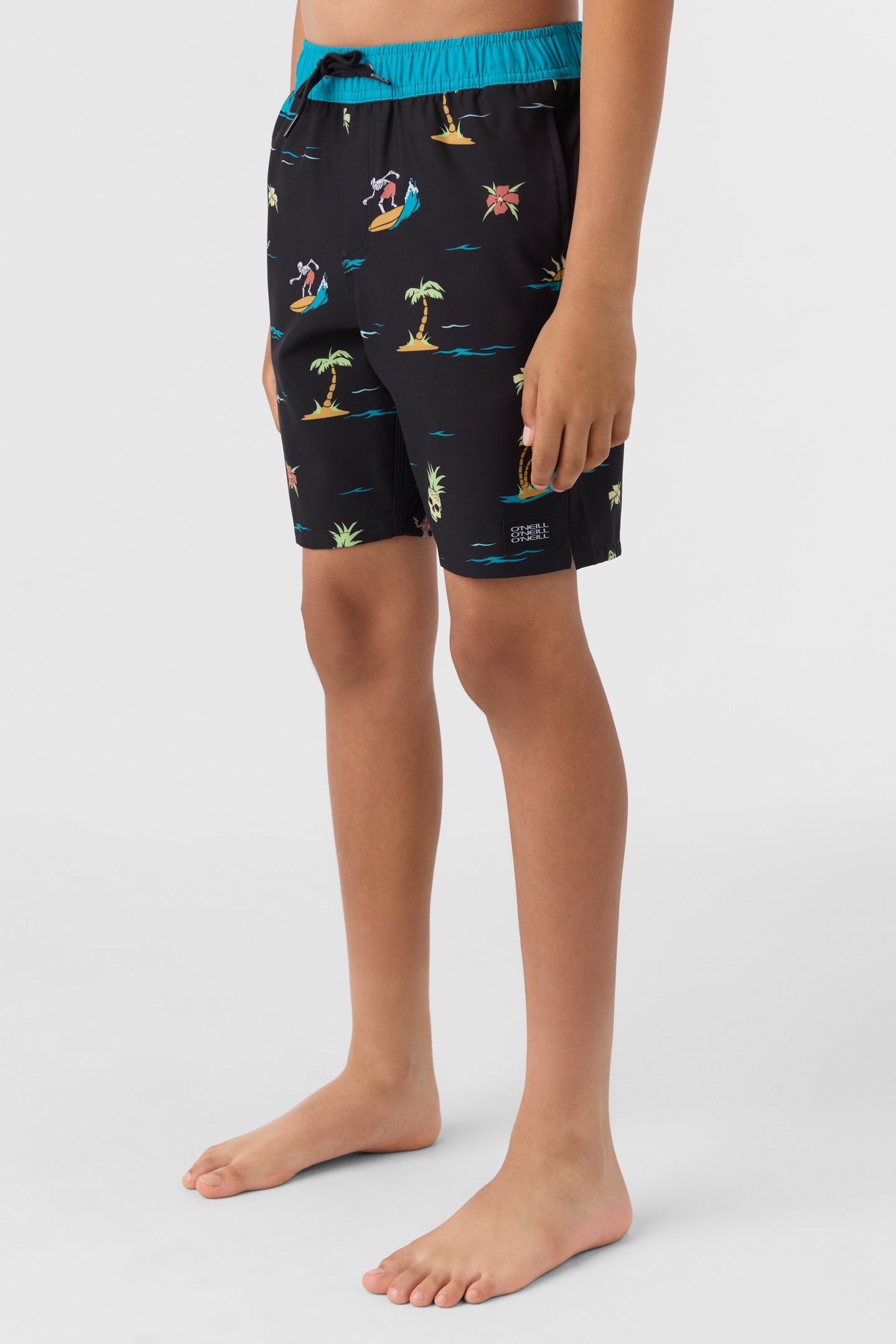 BOY'S HERMOSA ELASTIC WAIST 16" SWIM TRUNKS