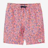 Boy's Hermosa Elastic Waist 16" Swim Trunks