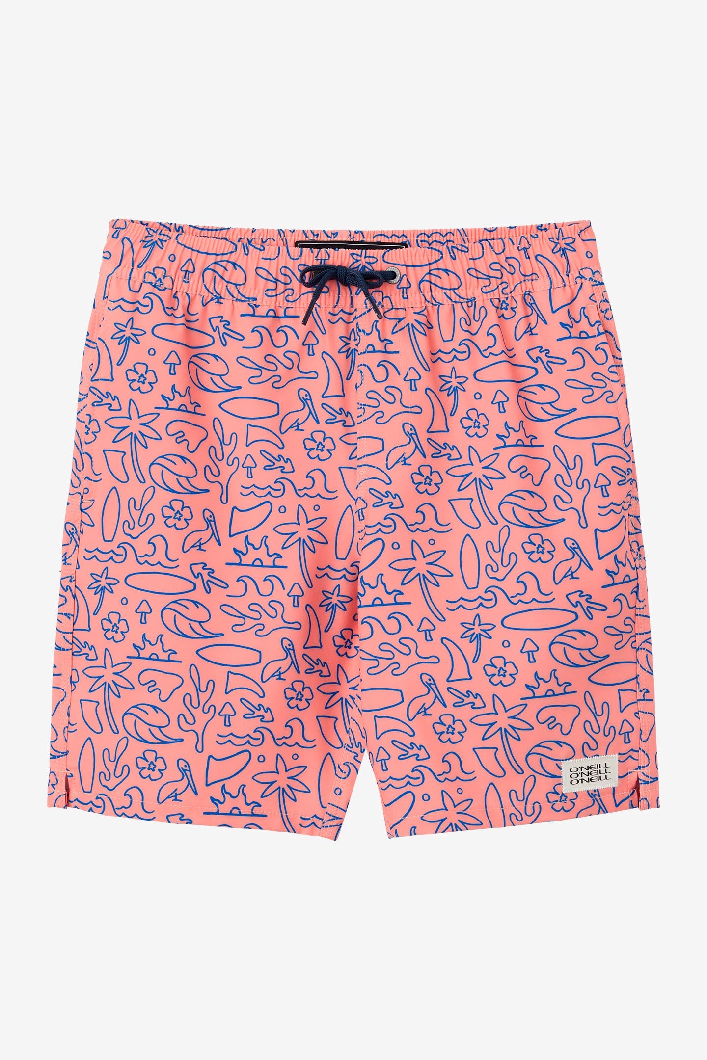 BOY'S HERMOSA ELASTIC WAIST 16" SWIM TRUNKS