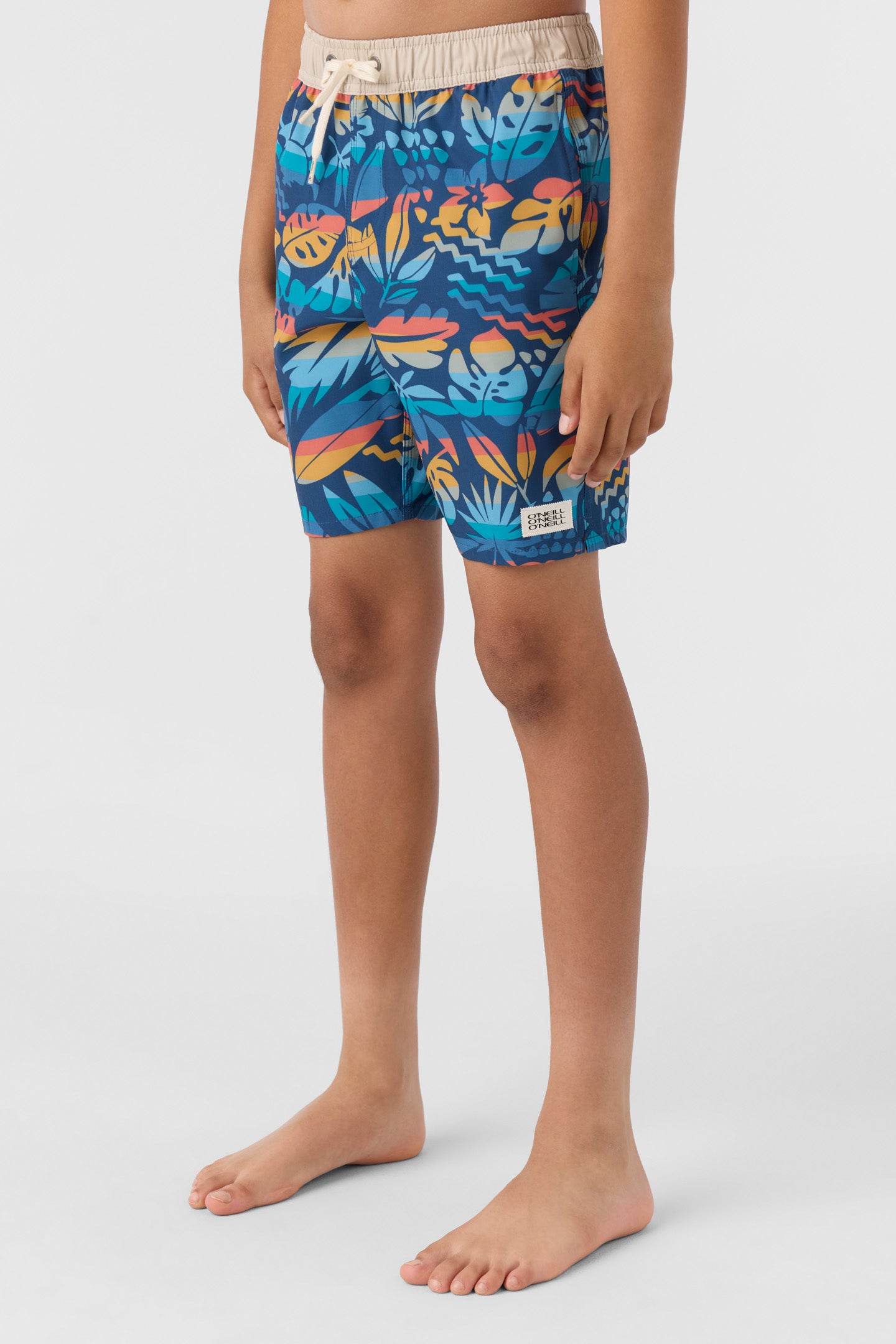 BOY'S HERMOSA ELASTIC WAIST 16" SWIM TRUNKS