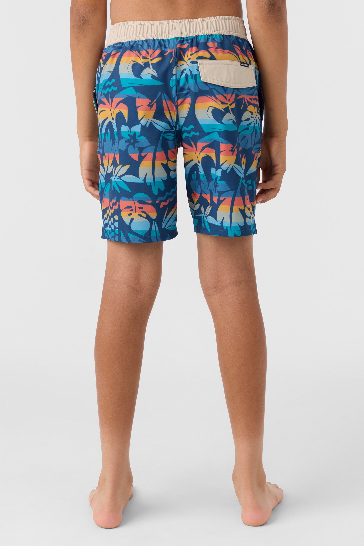 BOY'S HERMOSA ELASTIC WAIST 16" SWIM TRUNKS