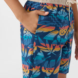 Boy's Hermosa Elastic Waist 16" Swim Trunks