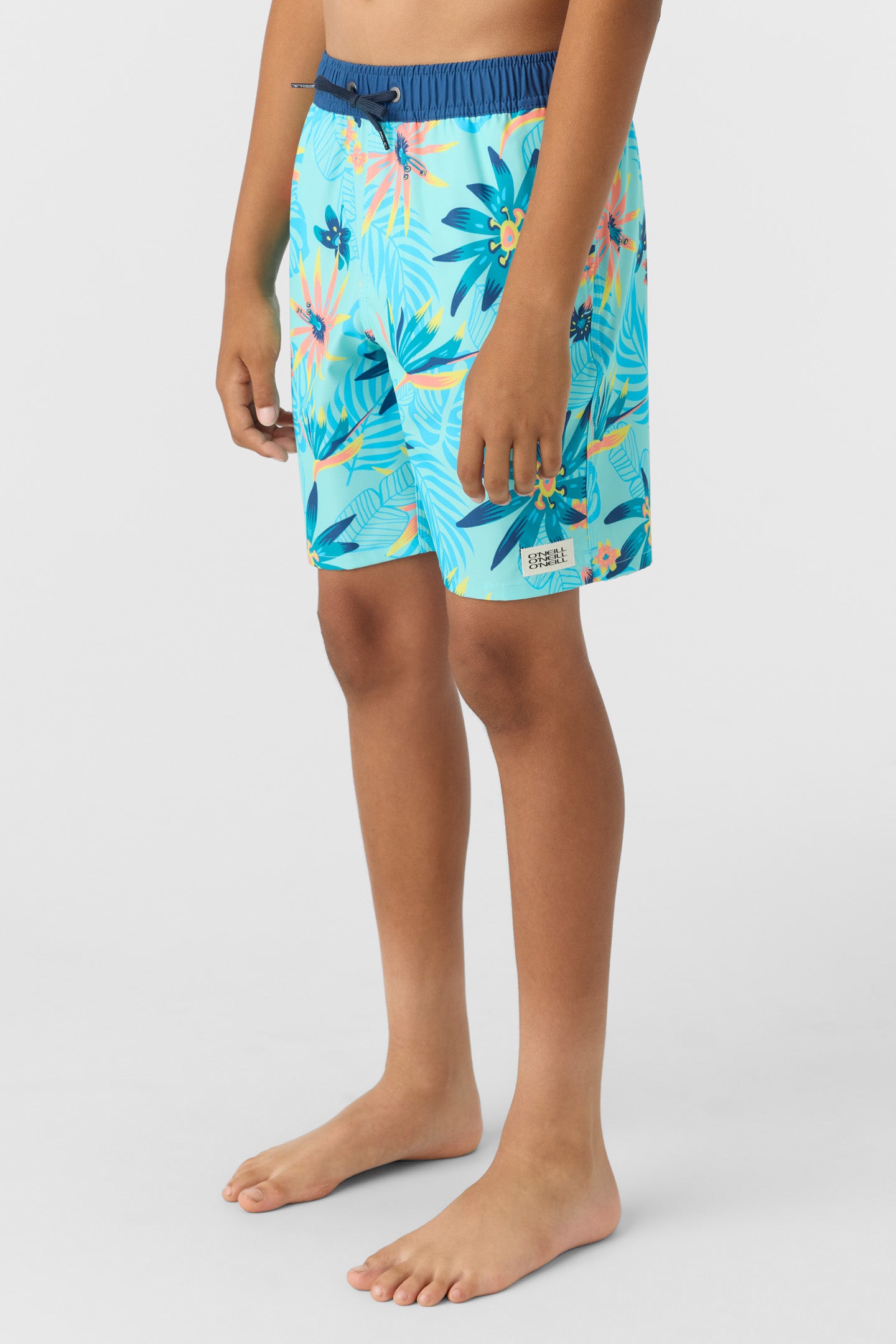 BOY'S HERMOSA ELASTIC WAIST 16" SWIM TRUNKS