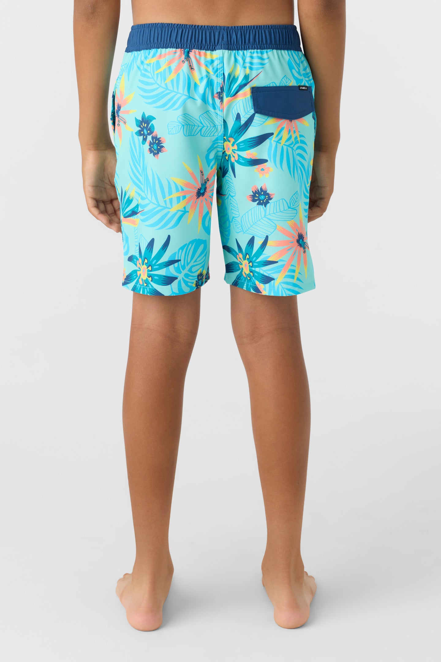 BOY'S HERMOSA ELASTIC WAIST 16" SWIM TRUNKS