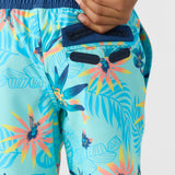 Boy's Hermosa Elastic Waist 16" Swim Trunks