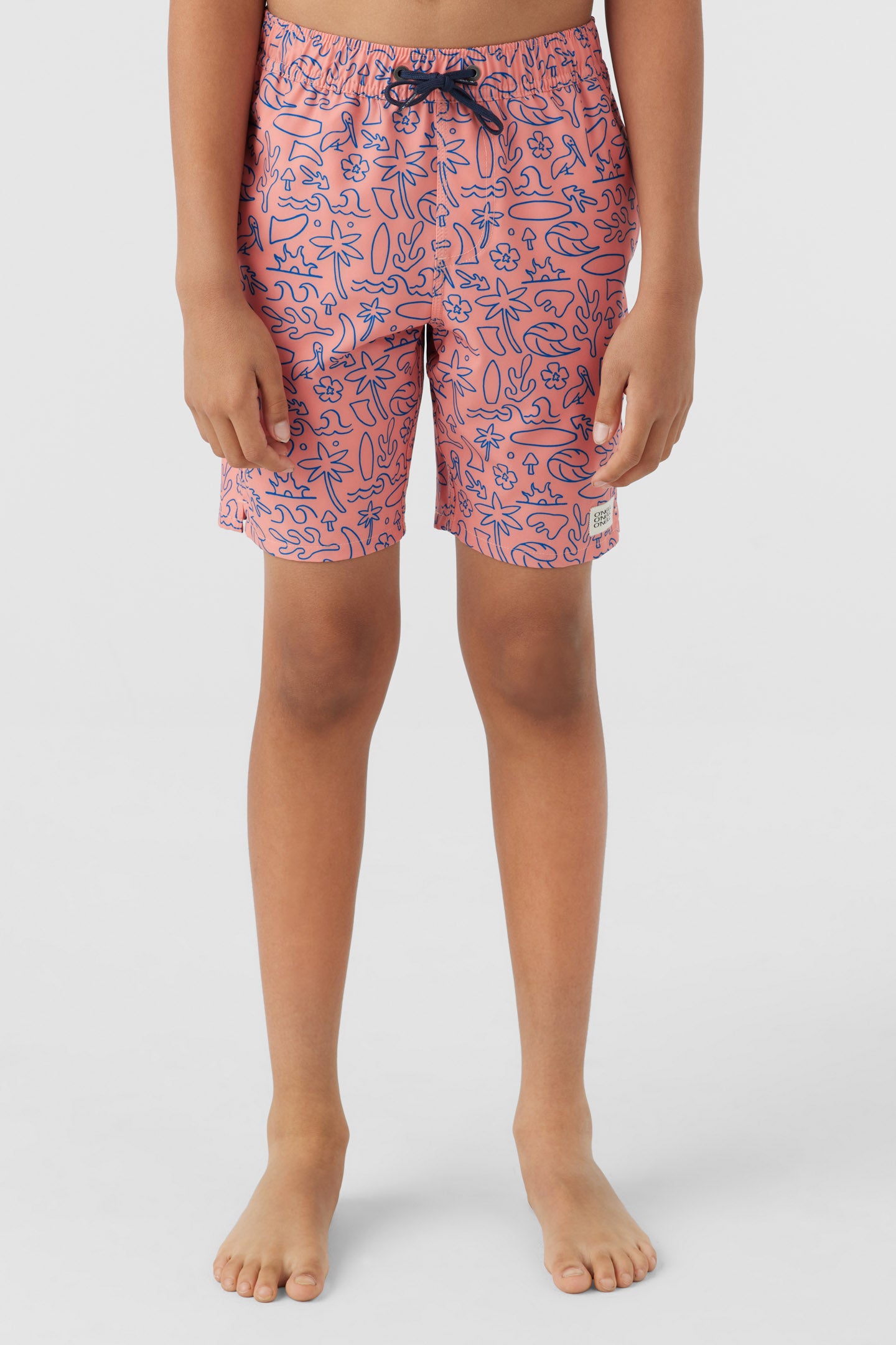 BOY'S HERMOSA ELASTIC WAIST 16" SWIM TRUNKS