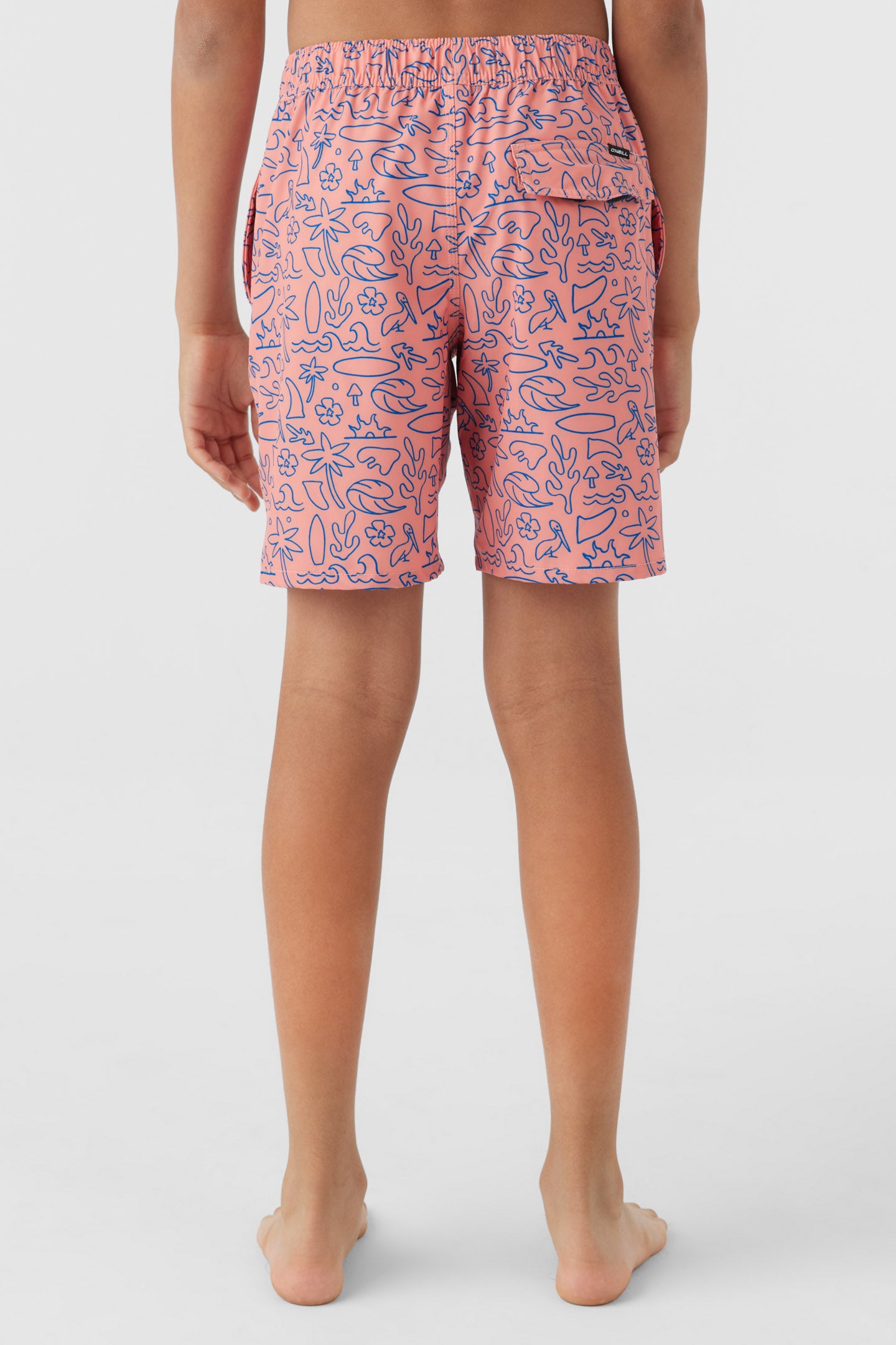 BOY'S HERMOSA ELASTIC WAIST 16" SWIM TRUNKS