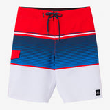Boy's Lennox Stripe 18" Boardshorts