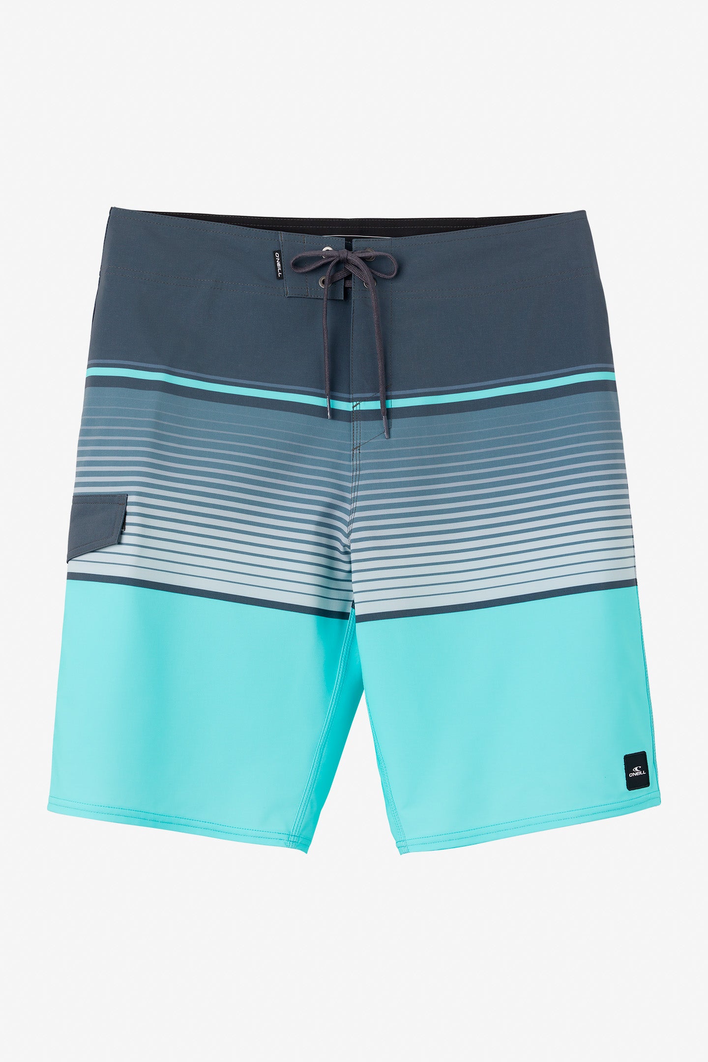 BOY'S LENNOX STRIPE 18" BOARDSHORTS