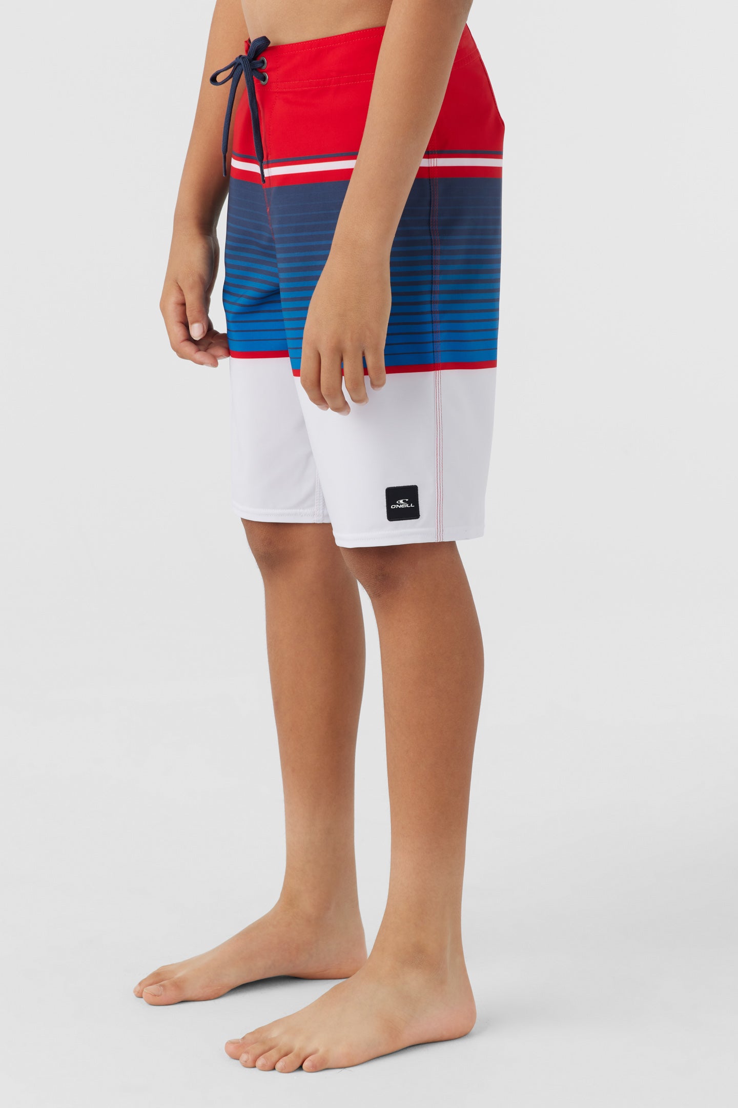 BOY'S LENNOX STRIPE 18" BOARDSHORTS