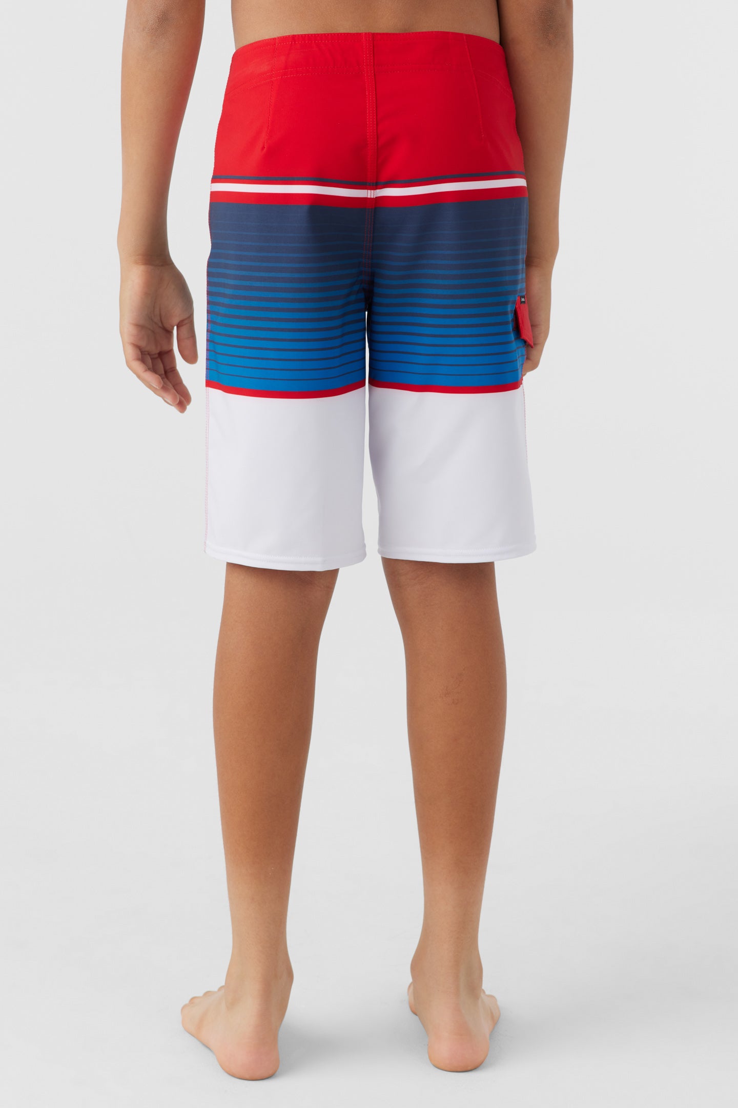 BOY'S LENNOX STRIPE 18" BOARDSHORTS